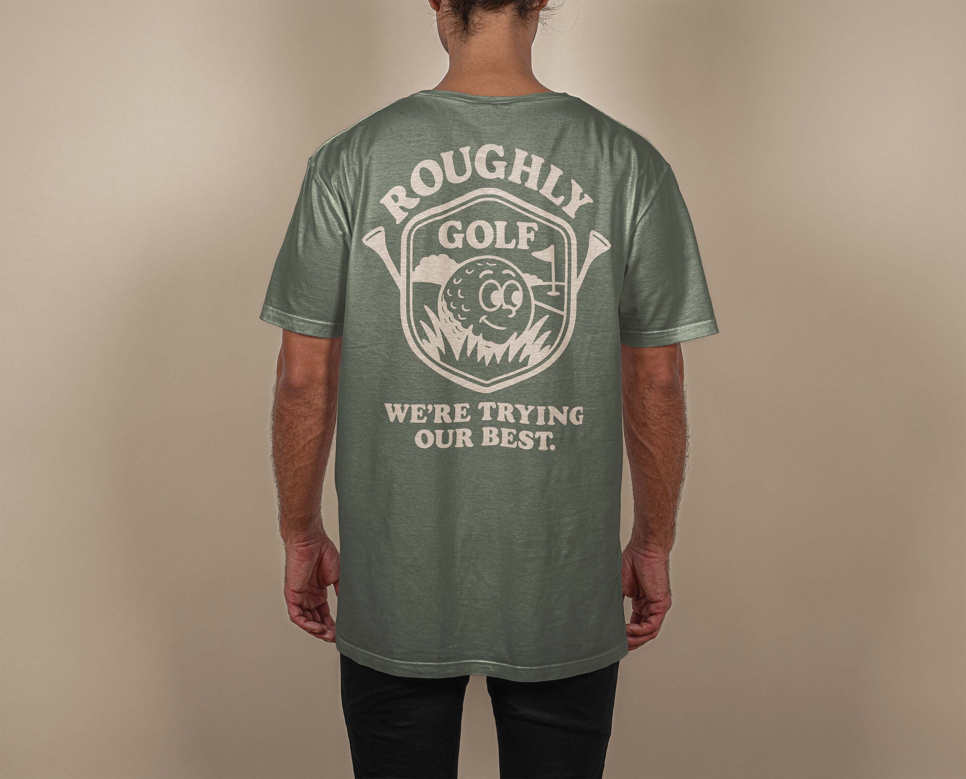 Rough Life Tee - Sage Green